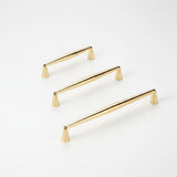 Minimalist Gold Line Drawer Pulls – Polished Brass Cabinet Hardware