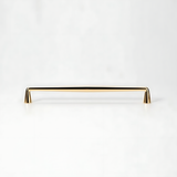 Minimalist Gold Line Drawer Pulls – Polished Brass Cabinet Hardware