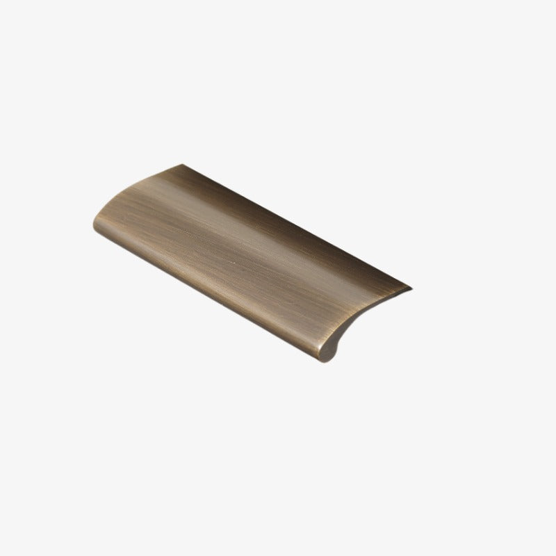 Modern Brass Lip Pull – Flush Cabinet Drawer Hardware