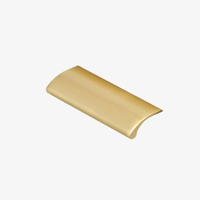 Modern Brass Lip Pull – Flush Cabinet Drawer Hardware