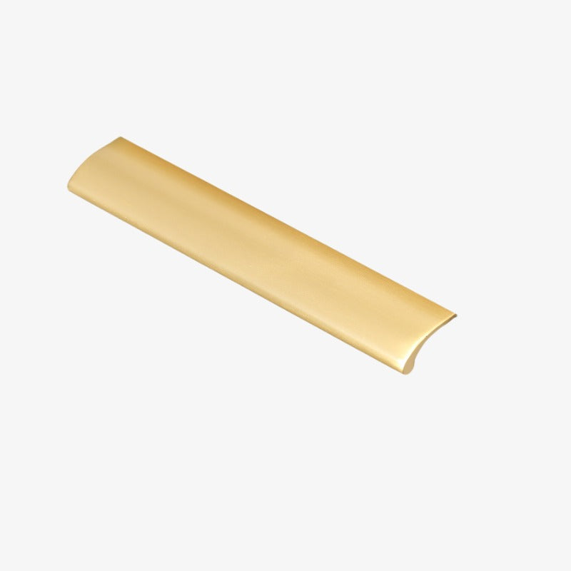 Modern Brass Lip Pull – Flush Cabinet Drawer Hardware