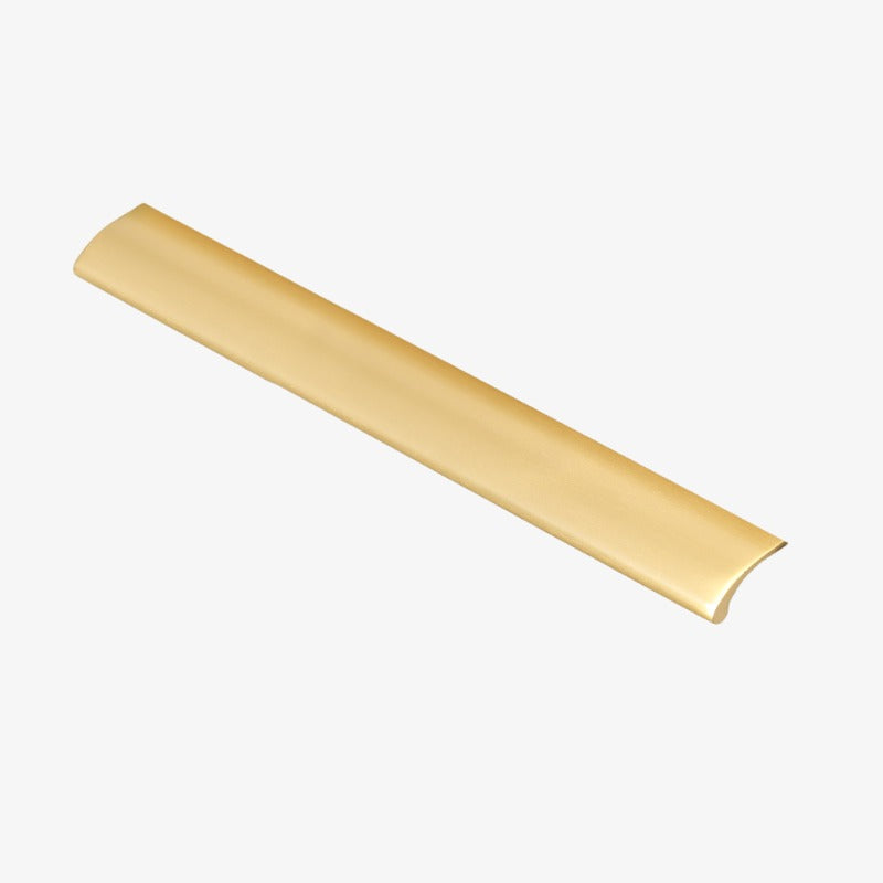 Modern Brass Lip Pull – Flush Cabinet Drawer Hardware