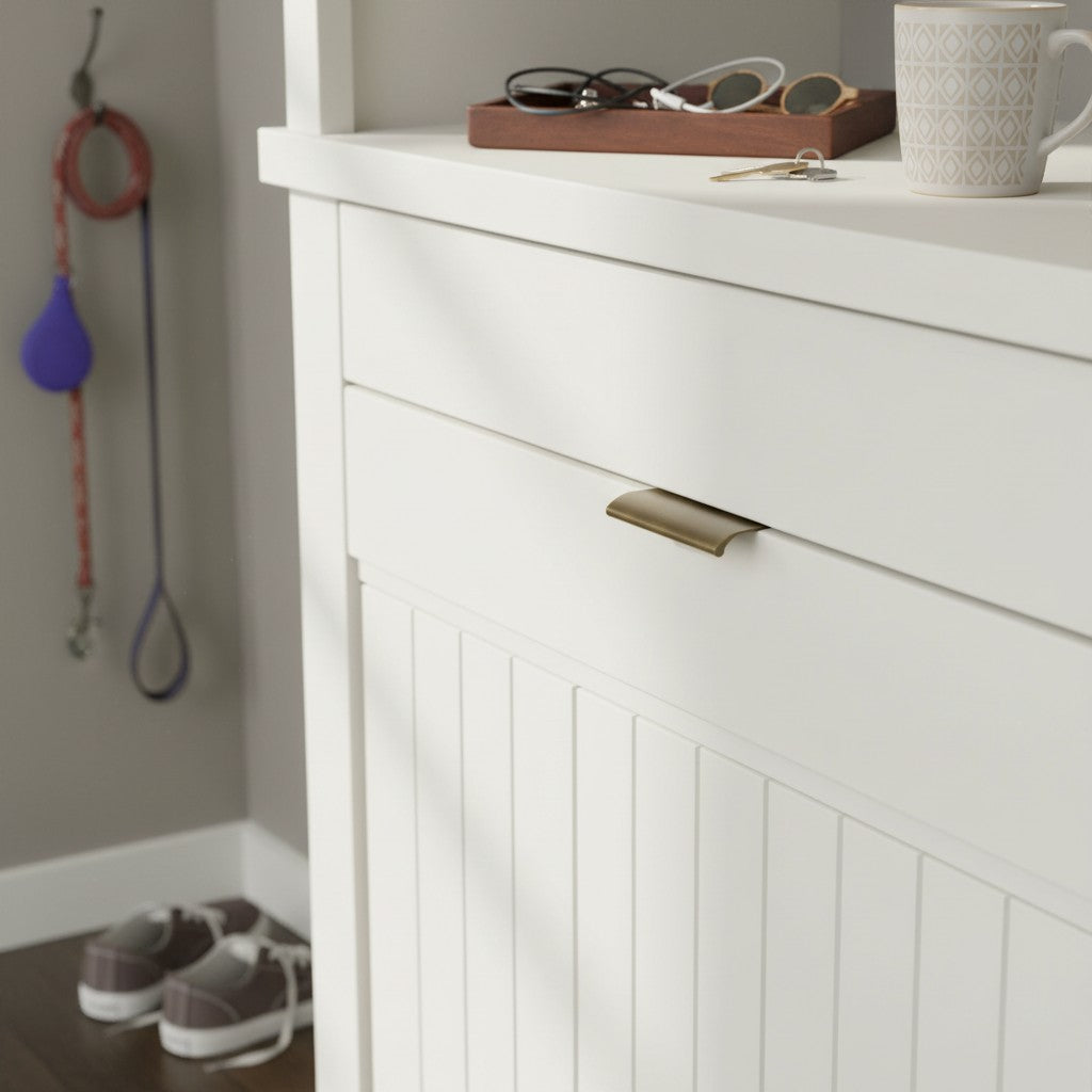 Modern Brass Lip Pull – Flush Cabinet Drawer Hardware