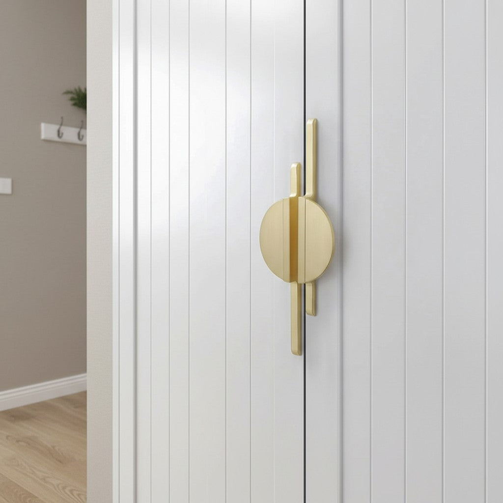 Modern Brushed Gold  Cabinet Pulls - Zinc Alloy Drawer Hardware