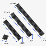 Modern Leather Zinc Alloy Pulls - Drawer Wardrobe Handles