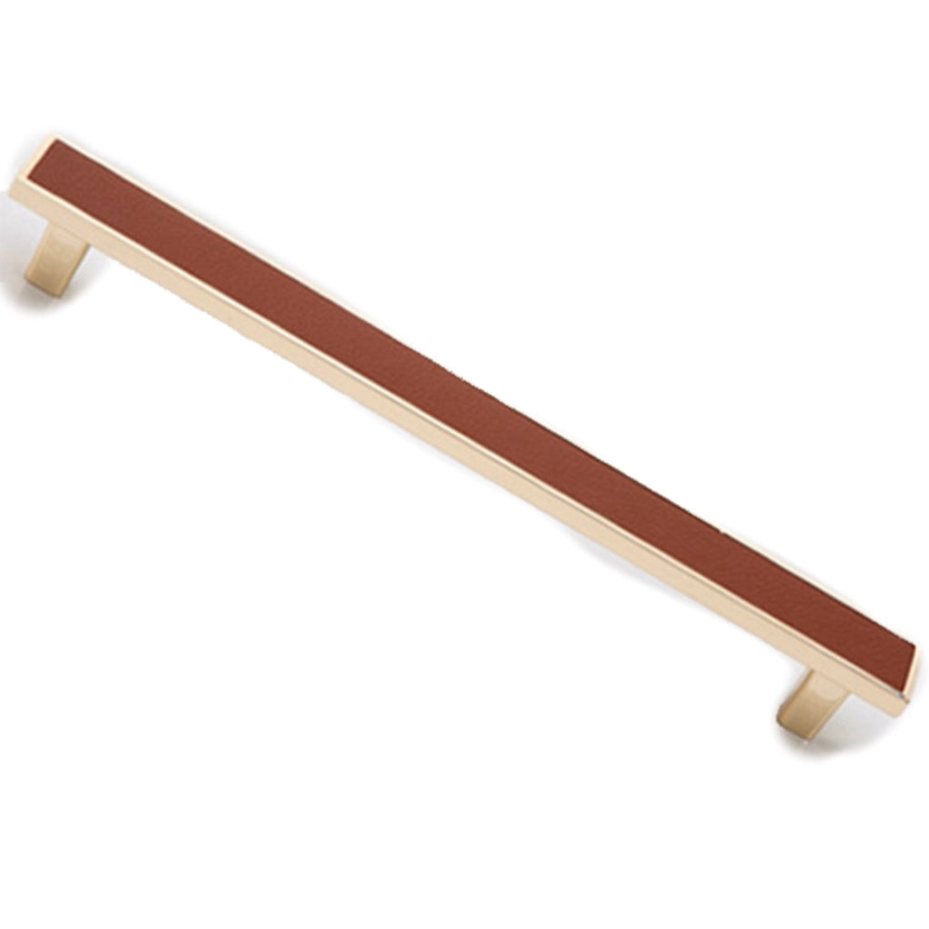 Modern Leather Zinc Alloy Pulls - Drawer Wardrobe Handles