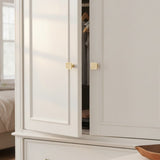 Modern Leather Zinc Alloy Pulls - Drawer Wardrobe Handles