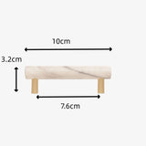 Modern Marble Brass Cabinet Pulls - Elegant Drawer Wardrobe Handles