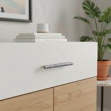 Modern Marble Brass Cabinet Pulls - Elegant Drawer Wardrobe Handles