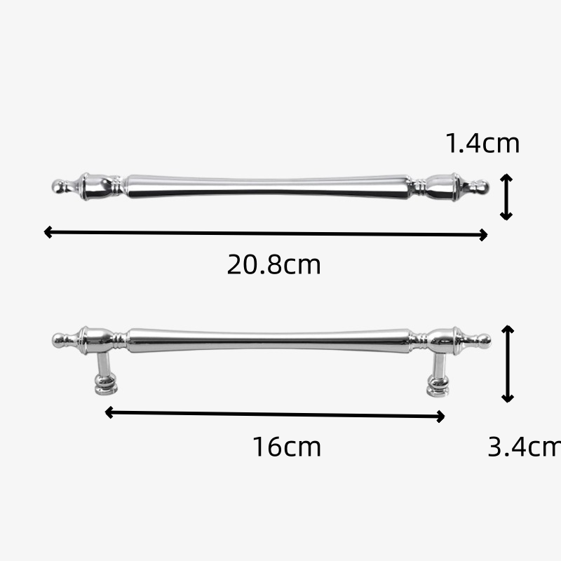 Modern Polished Chrome Drawer Pulls – Cabinet Hardware