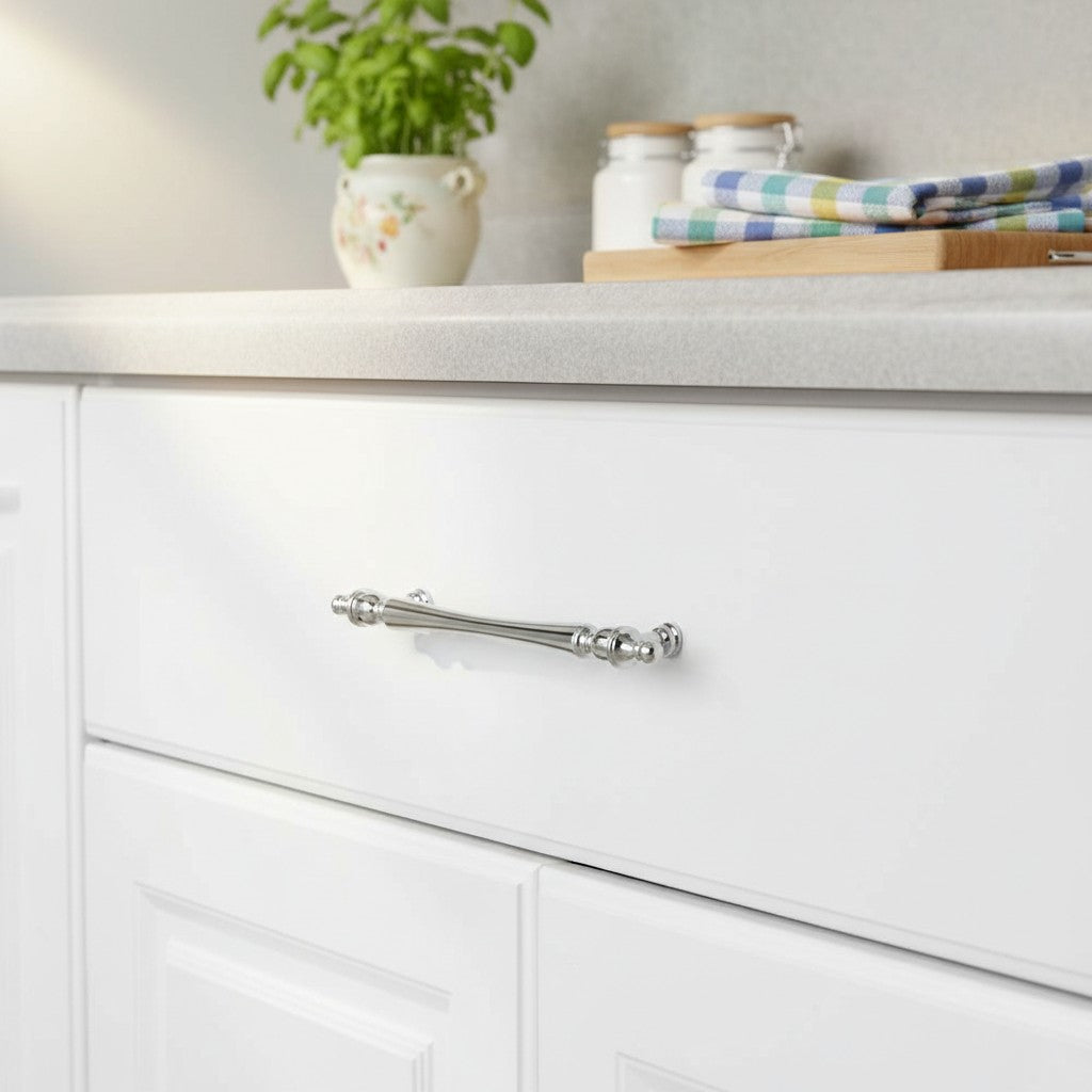 Modern Polished Chrome Drawer Pulls – Cabinet Hardware