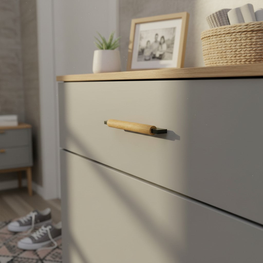 Rustic Wood Drawer Pulls – Farmhouse Kitchen Drawer Hardware