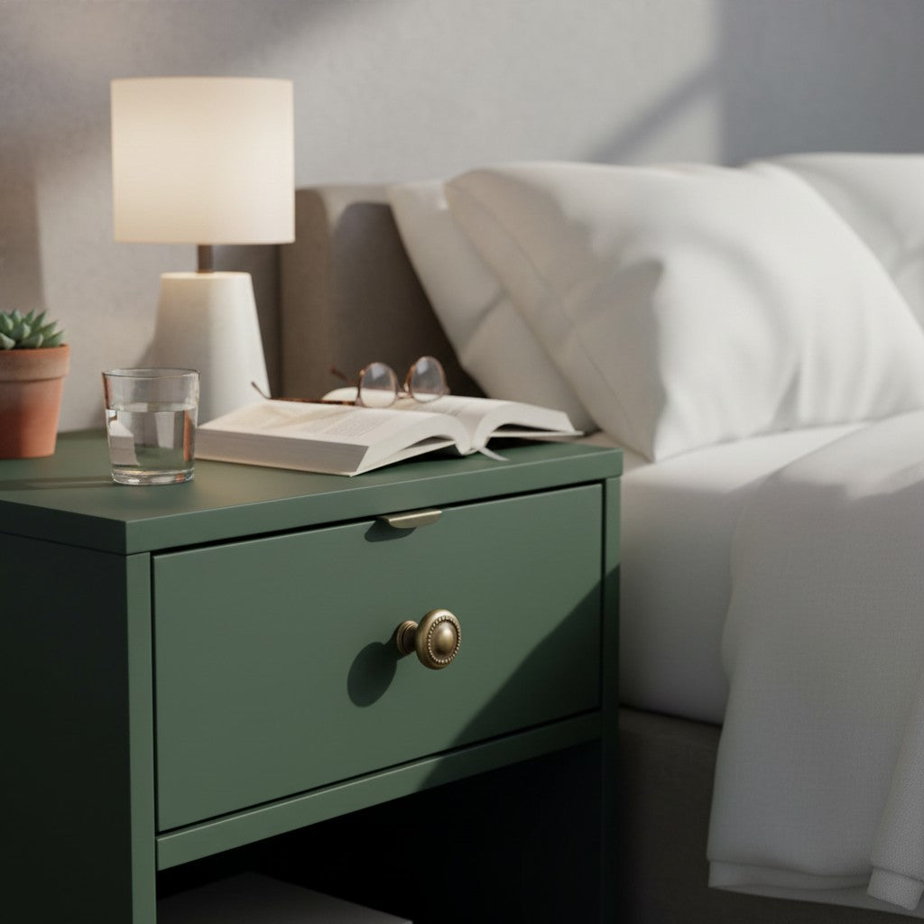 Vintage Ripple Brass Handles - Antique Bronze Cabinet Hardware