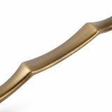 Vintage Ripple Brass Handles - Antique Bronze Cabinet Hardware