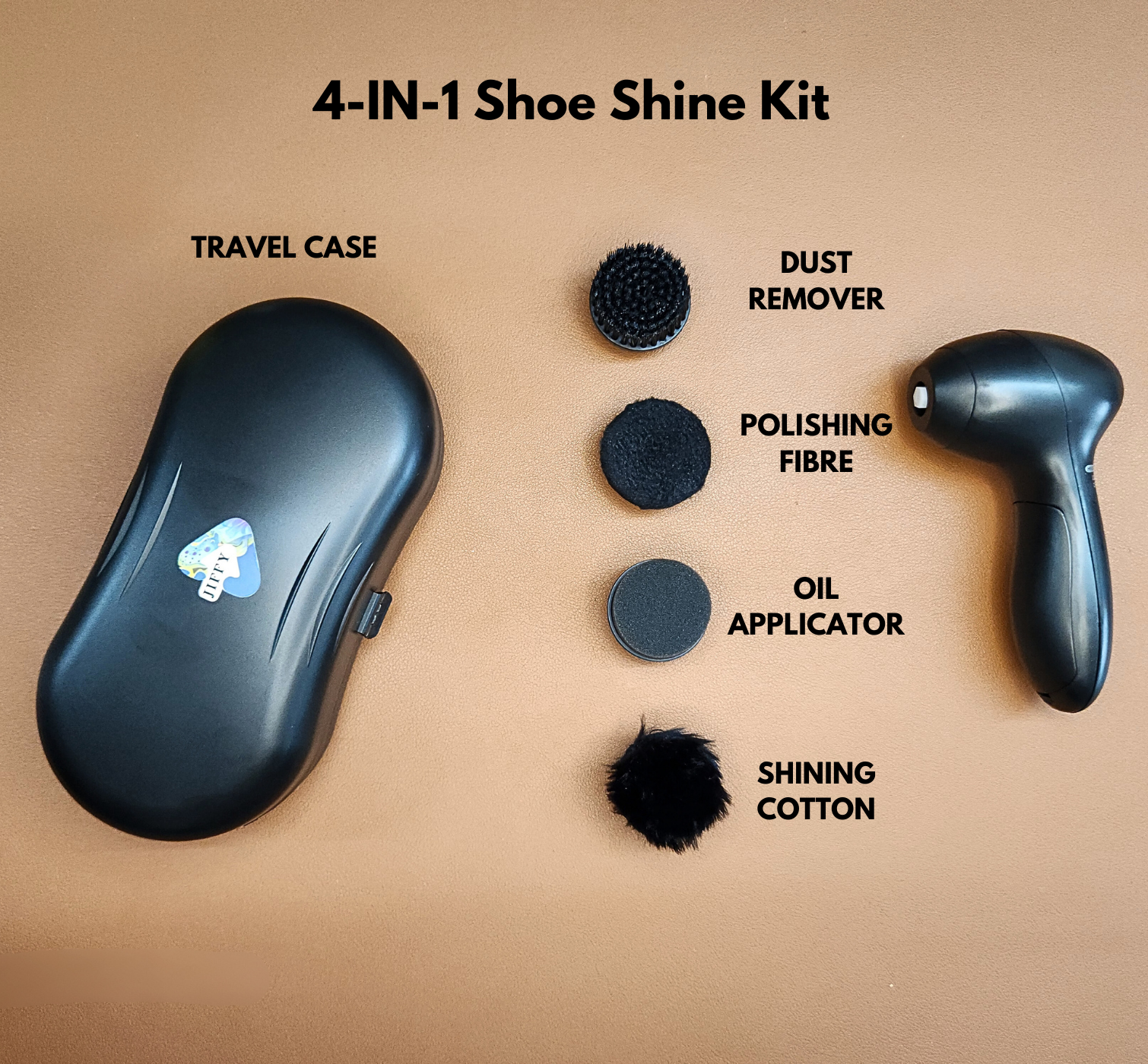Electric Shoes Polisher, Electric Shoe Shine Kit, Leather Shoes