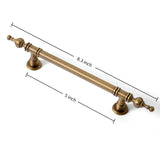 Luxury French Brass Cabinet Pulls – Copper Finish Bedroom Hardware