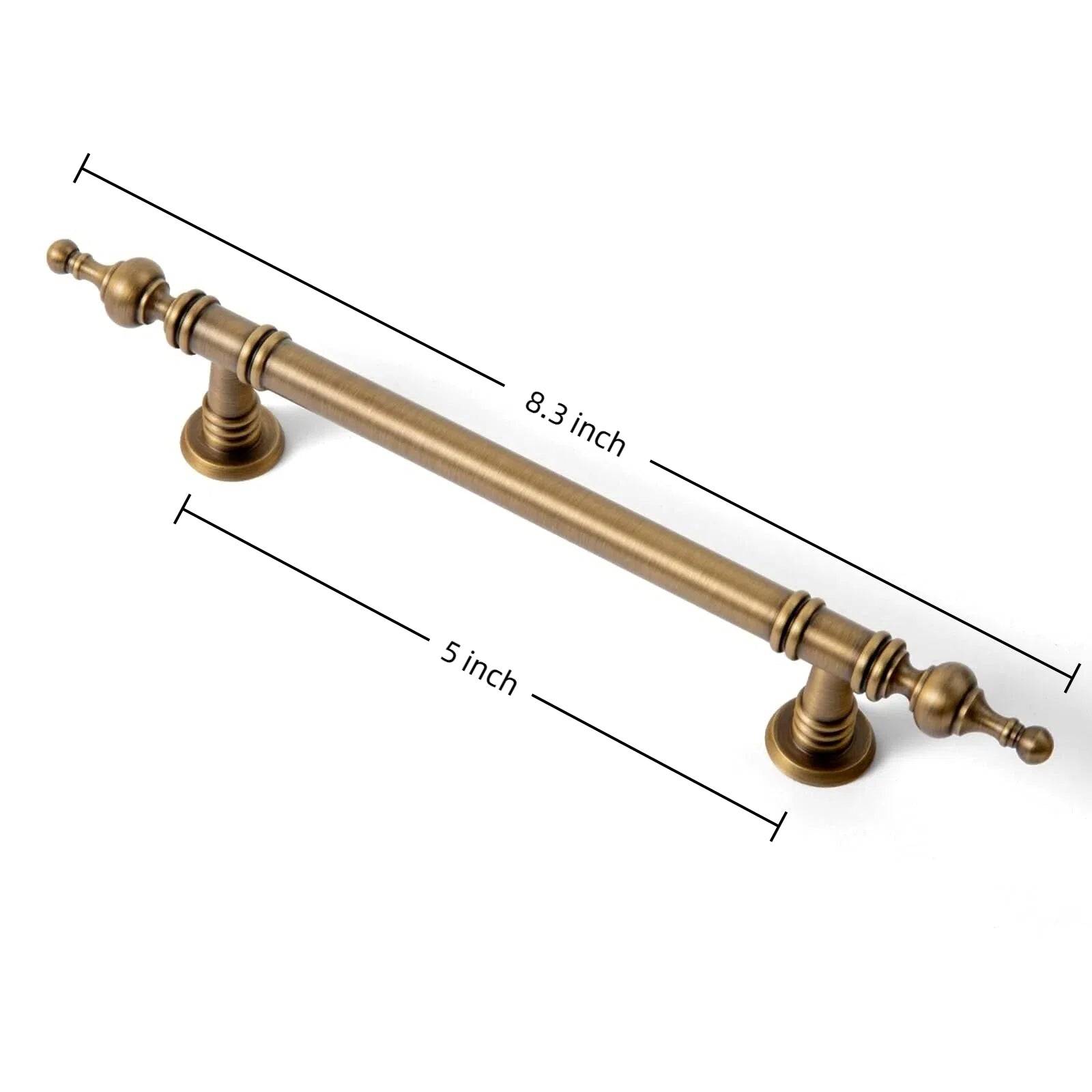 Luxury French Brass Cabinet Pulls – Copper Finish Bedroom Hardware