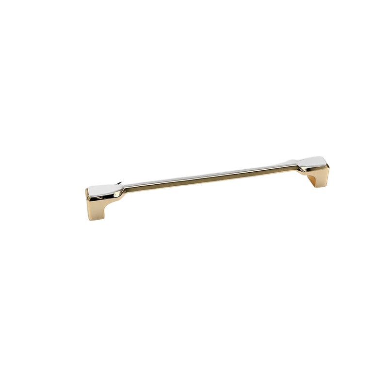 Minimalist Brushed Gold Cabinet Pulls - Round Edge Cabinet Hardware
