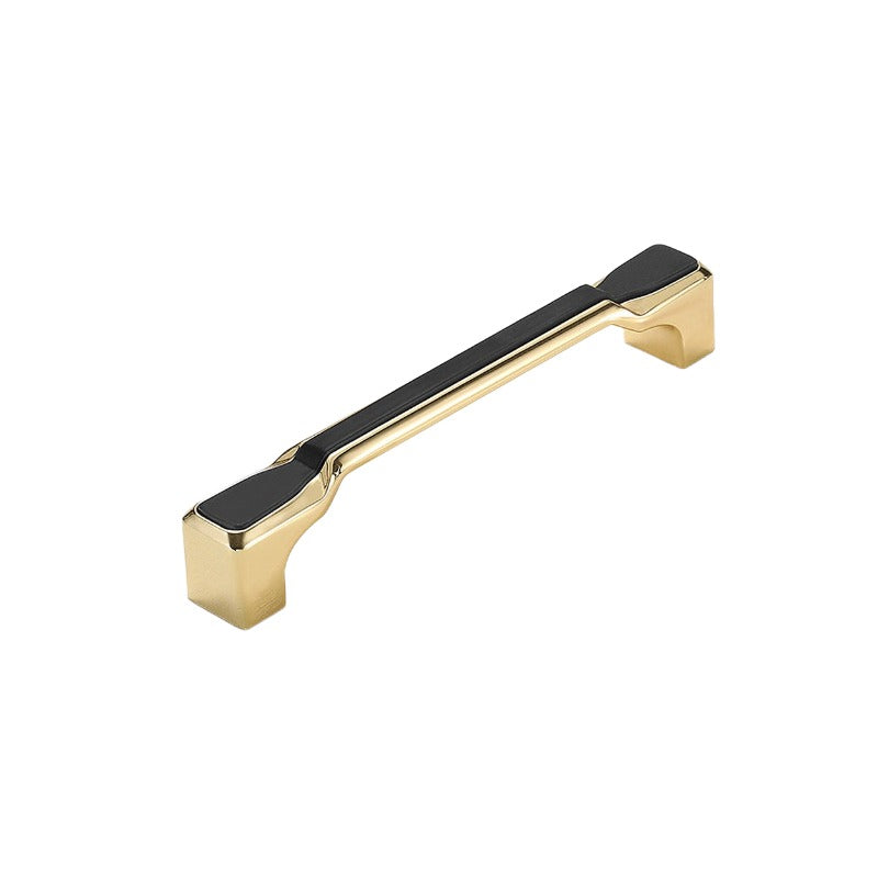 Minimalist Brushed Gold Cabinet Pulls - Round Edge Cabinet Hardware