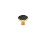 Minimalist Brushed Gold Cabinet Pulls - Round Edge Cabinet Hardware