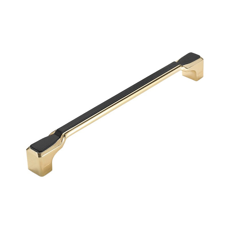 Minimalist Brushed Gold Cabinet Pulls - Round Edge Cabinet Hardware