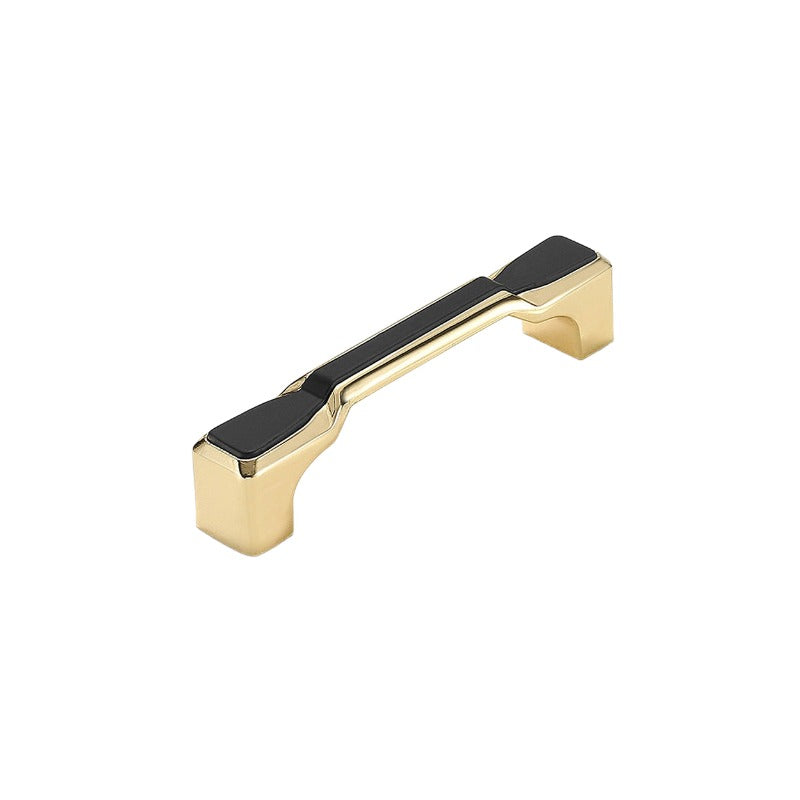 Minimalist Brushed Gold Cabinet Pulls - Round Edge Cabinet Hardware